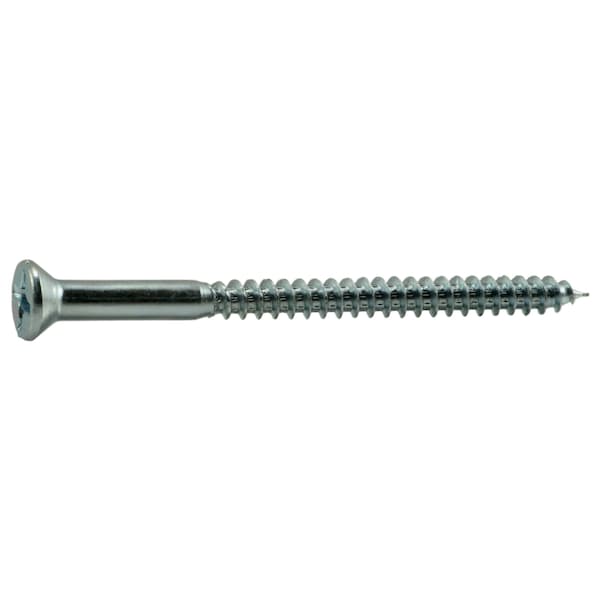 Midwest Fastener Wood Screw, #10, 2-3/4 in, Zinc Plated Steel Flat Head Phillips Drive, 50 PK 51881 - main